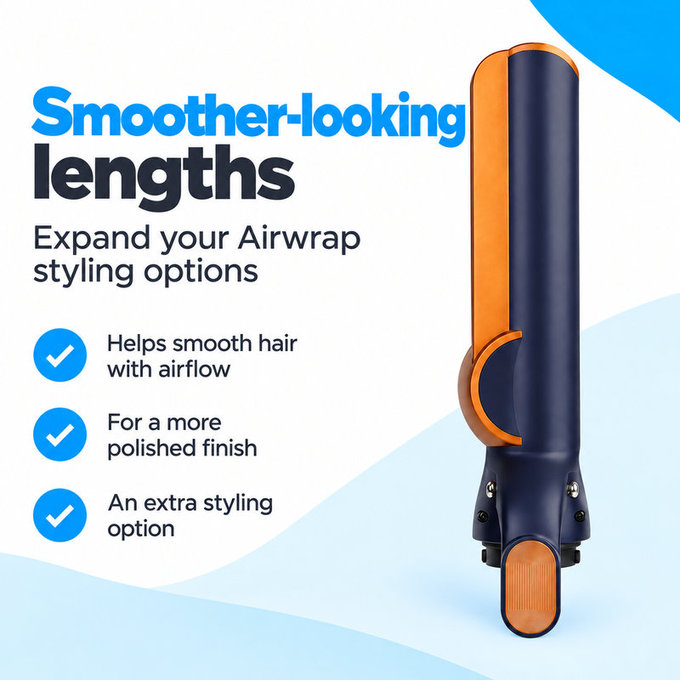 Haarglättungsaufsatz für Dyson Airwrap HS01, HS05, HS08