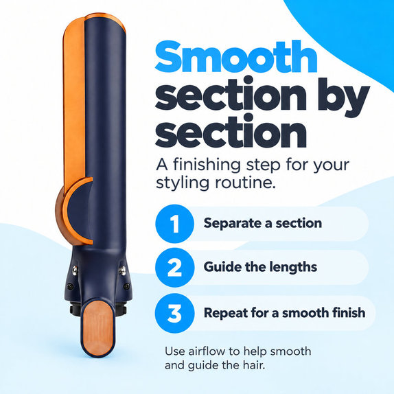Haarglättungsaufsatz für Dyson Airwrap HS01, HS05, HS08