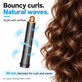 Langer Lockenaufsatz für Dyson Airwrap HS01, HS05, 30 mm, Nickel / Copper