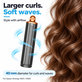 Langer Lockenaufsatz für Dyson Airwrap HS01, HS05, 40 mm, Nickel / Copper
