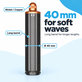 Langer Lockenaufsatz für Dyson Airwrap HS01, HS05, 40 mm, Nickel / Copper