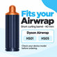 Kurzer Lockenaufsatz für Dyson Airwrap HS01, HS05, 40 mm, Prussian Blue / Rich Copper