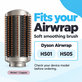 Weiche Smoothing-Bürste für Dyson Airwrap HS01, HS05, Nickel / Copper