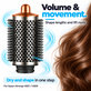 Große runde Volumenbürste für Dyson Airwrap HS01, HS05, Nickel / Copper