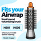 Kleine runde Volumenbürste für Dyson Airwrap HS01, HS05, Nickel / Copper