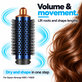 Mittlere runde Volumenbürste für Dyson Airwrap HS01, HS05, Prussian Blue / Rich Copper