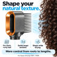 Kammaufsatz mit breiten Zacken für Dyson Airwrap HS01, HS05, Nickel / Copper