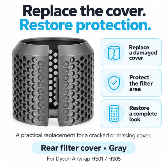 Hintere Filterabdeckung für Dyson Airwrap HS01, HS05