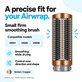 Kleine feste Smoothing-Bürste für Dyson Airwrap HS01, HS05, HS08, Nickel / Copper
