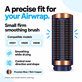 Kleine feste Smoothing-Bürste für Dyson Airwrap HS01, HS05, HS08, Prussian Blue / Rich Copper
