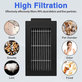 HEPA-Filter, 2 Stk. für Ecovacs Deebot T50 Omni, T50 Pro Omni, T50 Max, T50 Max Pro Omni