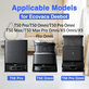 Wischtuch, 2 Stk. für Ecovacs Deebot T50 Omni, T50 Pro Omni, T50 Max, T50 Max Pro Omni, T30c, T30c Omni, X5 Omni, X5 Pro Omni