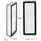 HEPA-Filter, 2 Stk. für Xiaomi Dreame L20 Ultra, X20 Pro, X20 Pro Plus