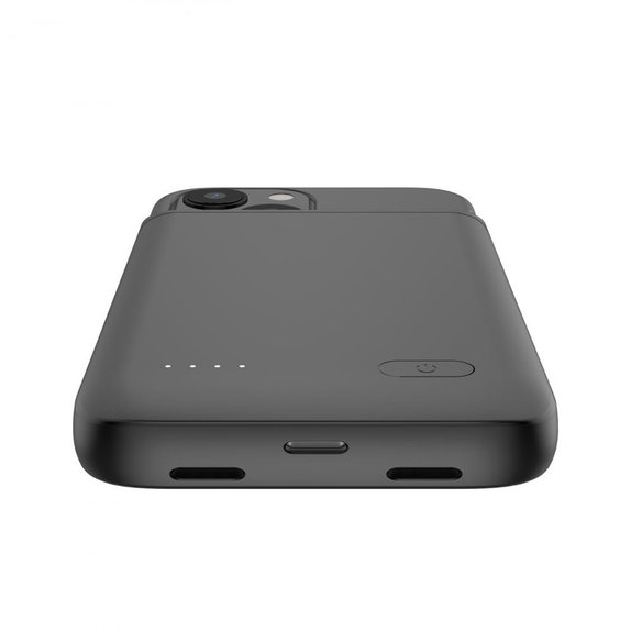 Powerbank Powercase 4700mAh für iPhone 12 Mini / 13 Mini, schwarz, Tech-Protect