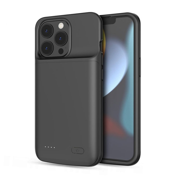 Powerbank Powercase 4800mAh für iPhone 13 / 13 Pro, schwarz, Tech-Protect