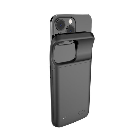 Powerbank Powercase 4800mAh für iPhone 13 / 13 Pro, schwarz, Tech-Protect