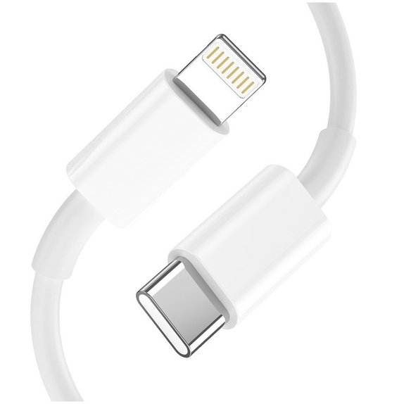 Netzladegerät C20W 2-PORT PD 20W / QC3.0 + Lightning Cable, weiß, Tech-Protect