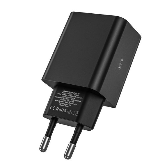Netzladegerät C35W 2-PORT PD 35W, weiß, Tech-Protect