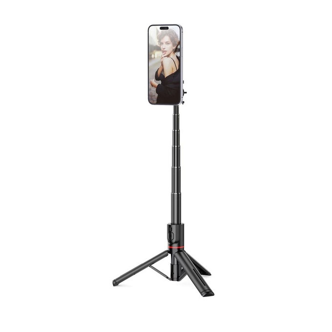 Selfie-Stick mit Stativ L06S MagSafe, schwarz, Tech-Protect