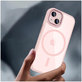 Hülle MagMat MagSafe für iPhone 15, rosa/transparent, Tech-Protect