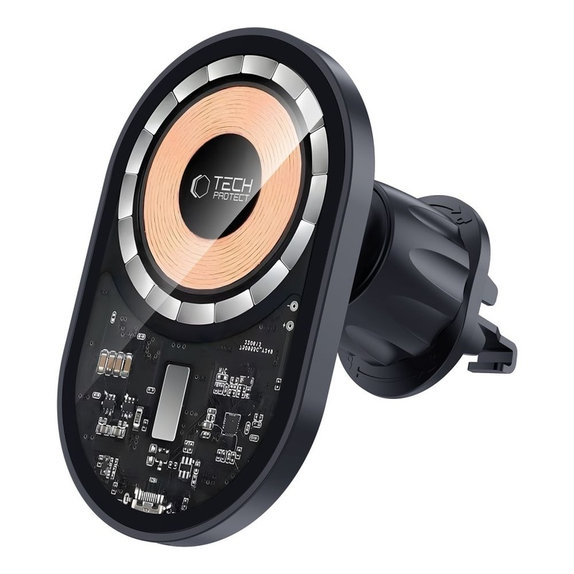 Autohalterung MM15W-V6 Magnetic MagSafe Dashboard & Vent 15W, Black/Interior, Tech-Protect