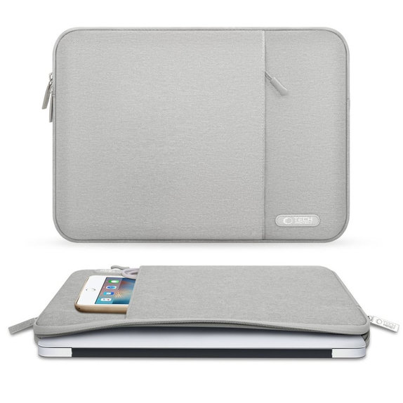 Laptop-Hülle Sleevy 13-14, Crayon Grey, Tech-Protect