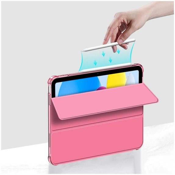 Hülle Sc Pen Hybrid für iPad 10.9" 10 / 2022 / 11" 11 / 2025, Crystal Magenta, Tech-Protect