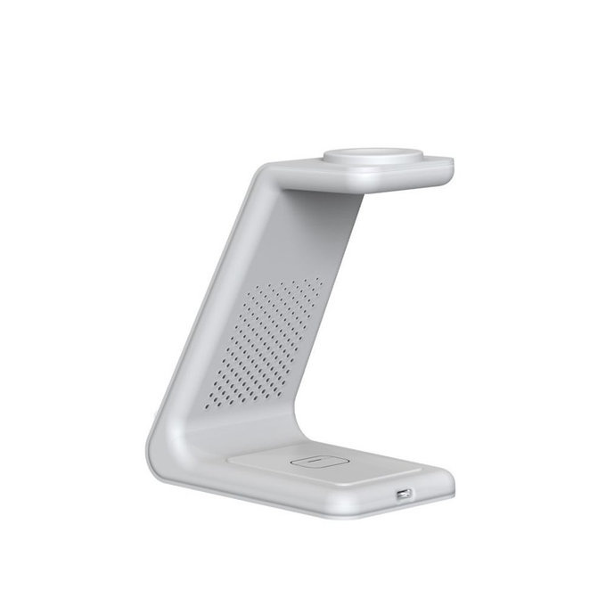 Kabelloses Ladegerät QI15W-A36 3IN1 for Apple, weiß, Tech-Protect