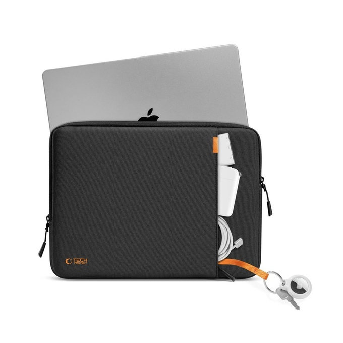 Laptop-Hülle Defender 13-14, schwarz, Tech-Protect