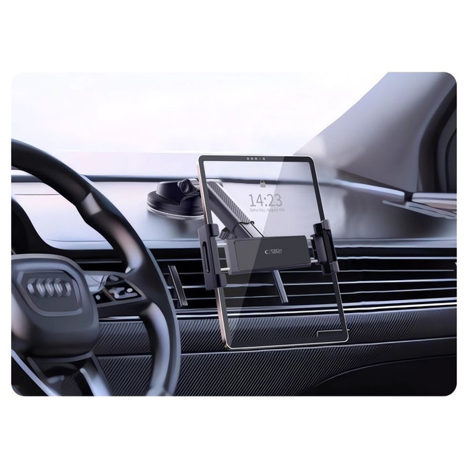 Autohalterung V4 Universal Windshield & Dashboard for Tablet, schwarz, Tech-Protect