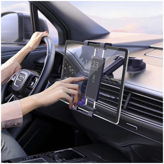 Autohalterung V4 Universal Windshield & Dashboard for Tablet, schwarz, Tech-Protect