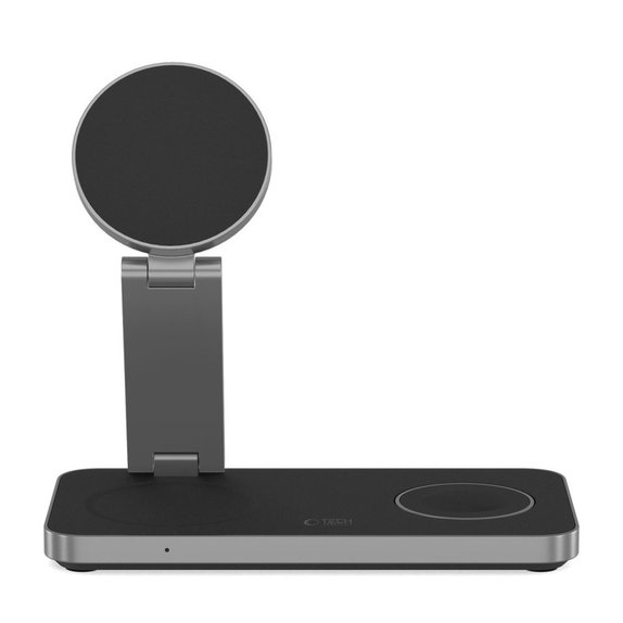 Kabelloses Ladegerät QI15W-A47 3IN1 Magnetic MagSafe, schwarz, Tech-Protect