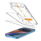 Panzerglas Quick Set+ 2-PACK für iPhone 13 / 13 Pro / 14 / 16E / 17E, schwarz, Tech-Protect