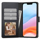 Hülle Wallet für Motorola Edge 60 / 60 Fusion, schwarz, Tech-Protect