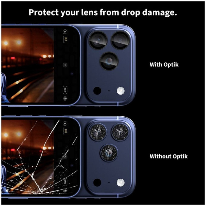 Kameraschutz Camring Fit+ für iPhone 14 Pro / Max / 15 Pro / Max / 16 Pro / Max / 17 Pro / Max, transparent, Tech-Protect