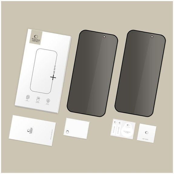 Privacy-Panzerglas Glass Spy+ 2-PACK für iPhone 16 Pro / 17 / 17 Pro, privacy, Tech-Protect