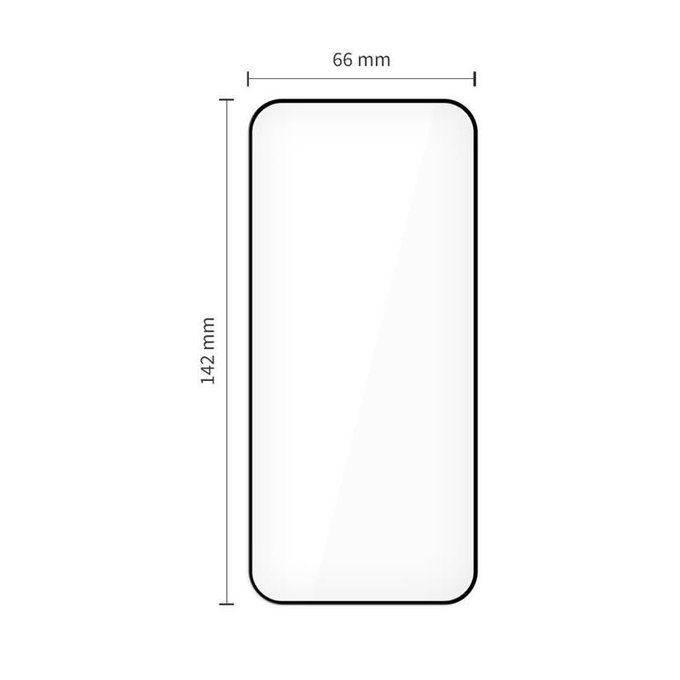 Panzerglas Quick Set+ 2-PACK für iPhone 15 Pro, schwarz, Tech-Protect