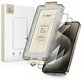 Panzerglas Quick Set+ 2-PACK für iPhone 15 Pro, schwarz, Tech-Protect