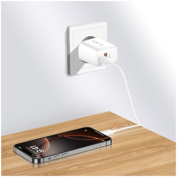 Netzladegerät NCA20 2-PORT PD 20W / QC3.0, weiß, Tech-Protect