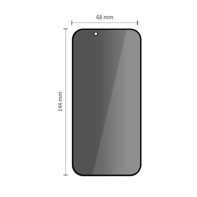 Privacy-Panzerglas Quick Set Spy+ 2-PACK für iPhone 13 / 13 Pro / 14 / 16E / 17E, privacy, Tech-Protect