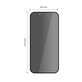 Privacy-Panzerglas Quick Set Spy+ 2-PACK für iPhone 13 / 13 Pro / 14 / 16E / 17E, privacy, Tech-Protect