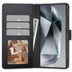 Hülle Wallet für Samsung S25 FE, schwarz, Tech-Protect