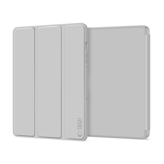 Hülle Sc Pen für Samsung Tab S9 11.0 / S9 FE / S10 FE / S10 Lite 10.9 X710 / X716B / X510 / X516B / X520 / X526 / X400 / X406B, grau, Tech-Protect