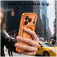 Hülle MagFlex MagSafe für iPhone 17 Pro, Shiny Cosmic Orange, Tech-Protect