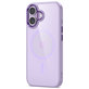 Hülle MagMat MagSafe für iPhone 17, Lavender/Clear, Tech-Protect