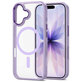 Hülle MagMat MagSafe für iPhone 17, Lavender/Clear, Tech-Protect
