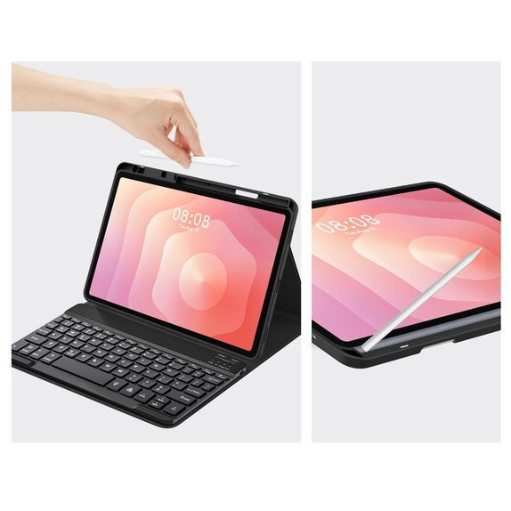 Hülle Sc Pen + Keyboard für Samsung Tab S11 11.0 X730 / X736B, schwarz, Tech-Protect