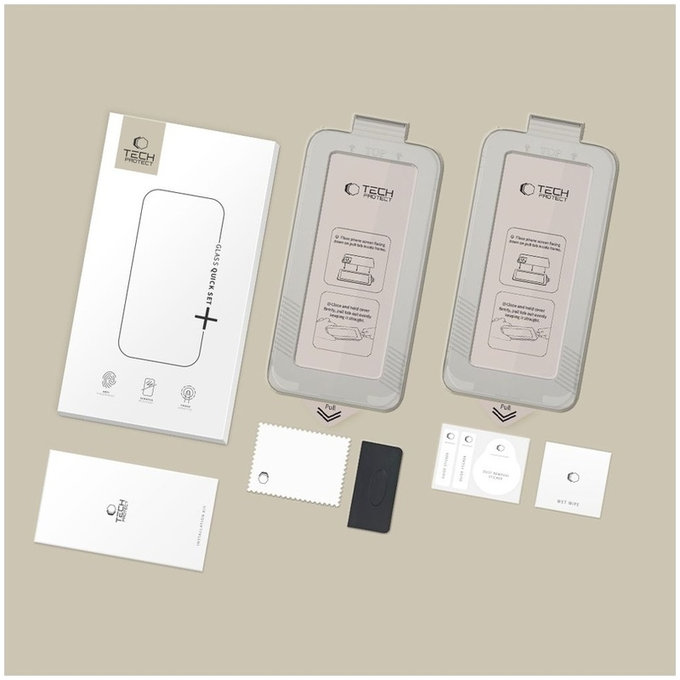 Panzerglas Quick Set+ 2-Pack für Samsung S26 Ultra, Black, Tech-Protect