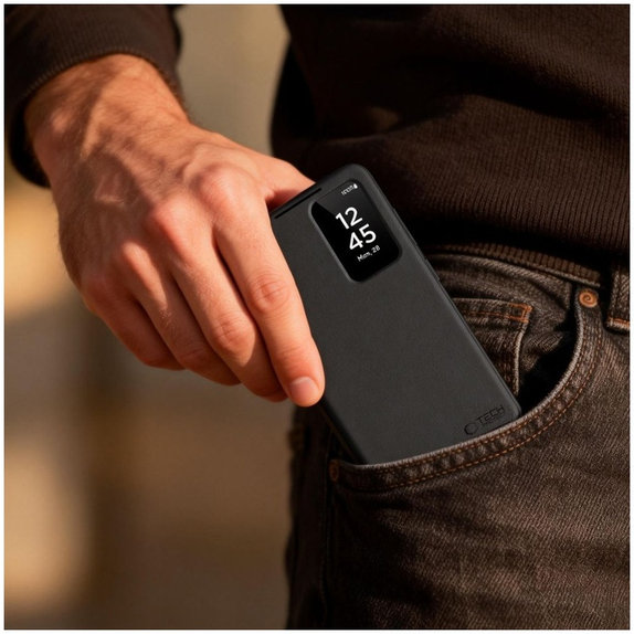 Hülle Smart Wallet für Samsung S26 Ultra, Matte Black, Tech-Protect