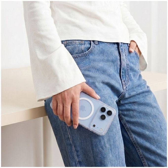 Schutzhülle FlexAir Hybrid MagSafe für iPhone 17 Pro Max / 18 Pro Max, číre, Tech-Protect